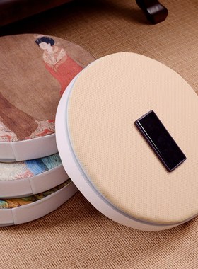 中式名画蒲团坐垫加厚拆洗圆形座墩茶道飘窗榻榻米打坐禅修跪拜垫