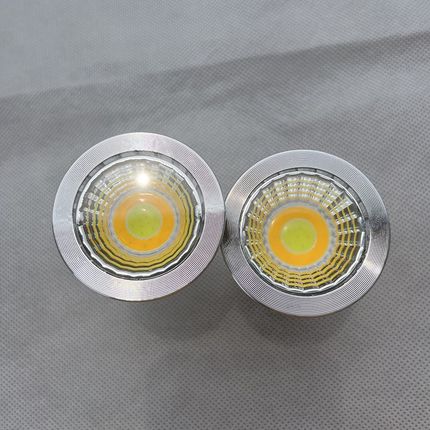 gu10 led灯泡三色变光双色无频闪宽电压110v220v家用射灯无主灯光