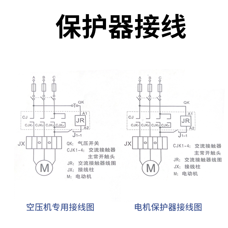 电机综合保护器磁力启动器缺相过载过压保护0.7518.5KW380V三相电
