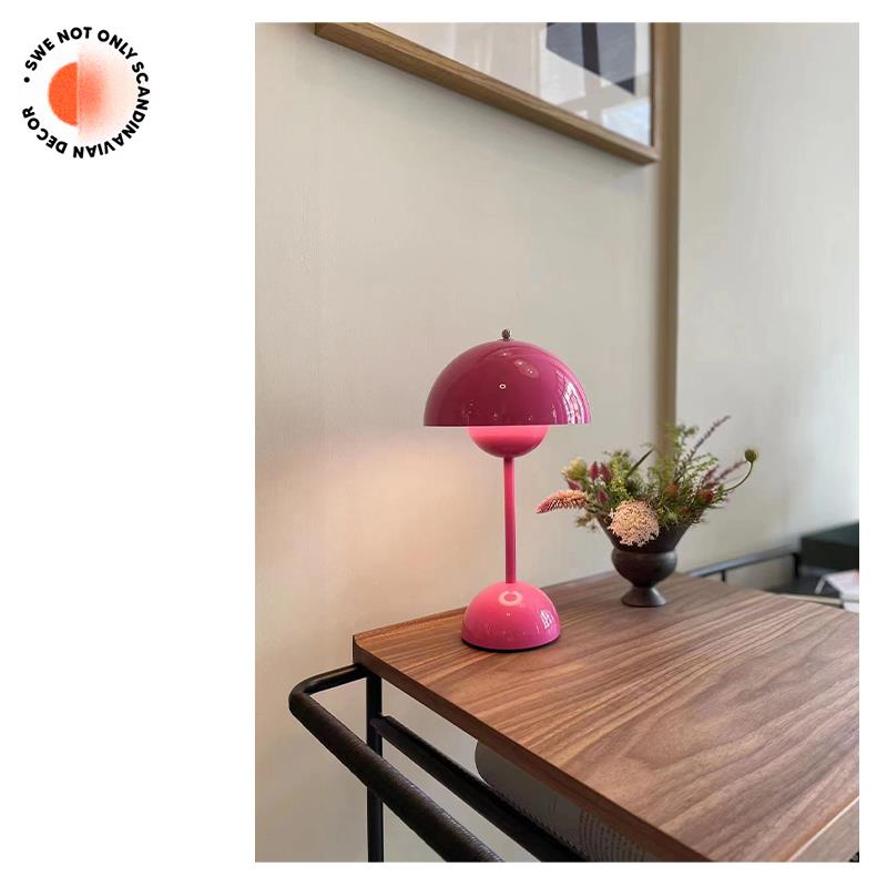 丹麦& Tradition 花苞 台灯VP9 北欧 无线充电氛围灯床头卧室