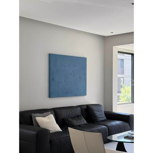 【蓝色狂想曲】现代极简风格挂画客厅装饰画餐厅餐具柜挂画入口壁