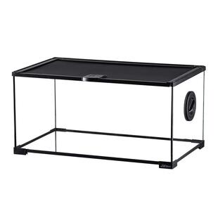 JKZOO爬宠玻璃缸鬃狮睫角守宫寄居蟹蜘蛛水龟爬虫角蛙饲养箱盒