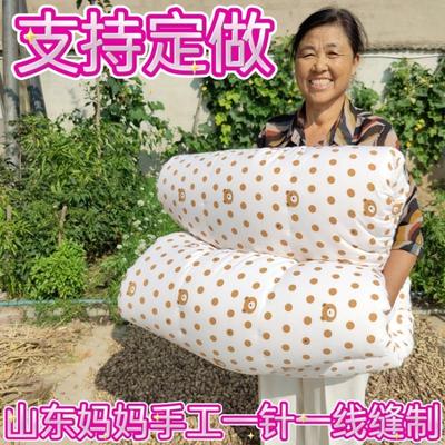 定做山东纯手工新棉花被子纯棉花被芯褥子床垫单双人学生春秋冬被