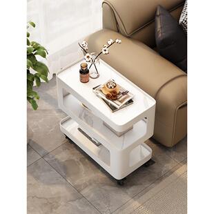 可移动边几边柜沙发边置物架小桌子客厅推拉茶几小推车边桌床头桌