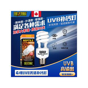 西金Uvb灯钙爬行动物宠物太阳灯龟箱鬃狮蜥蜴黄边龟晒灯10.0