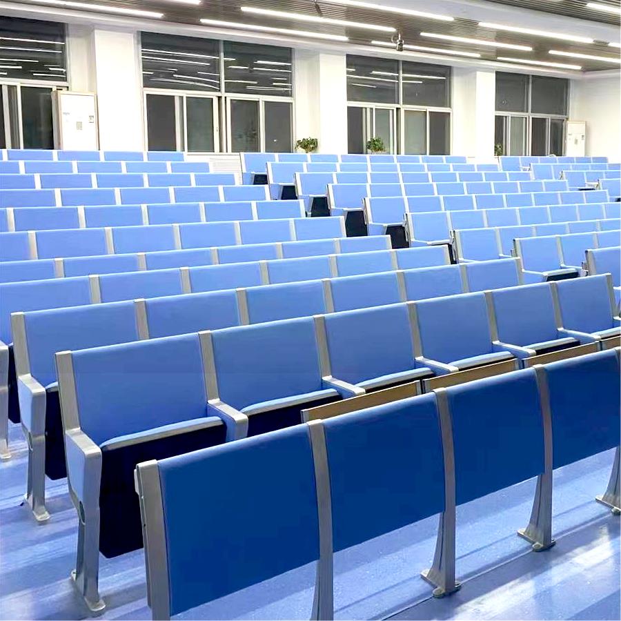 学校教室阶梯椅报告厅座椅阶梯教室连排椅电影院会议室椅折叠排椅
