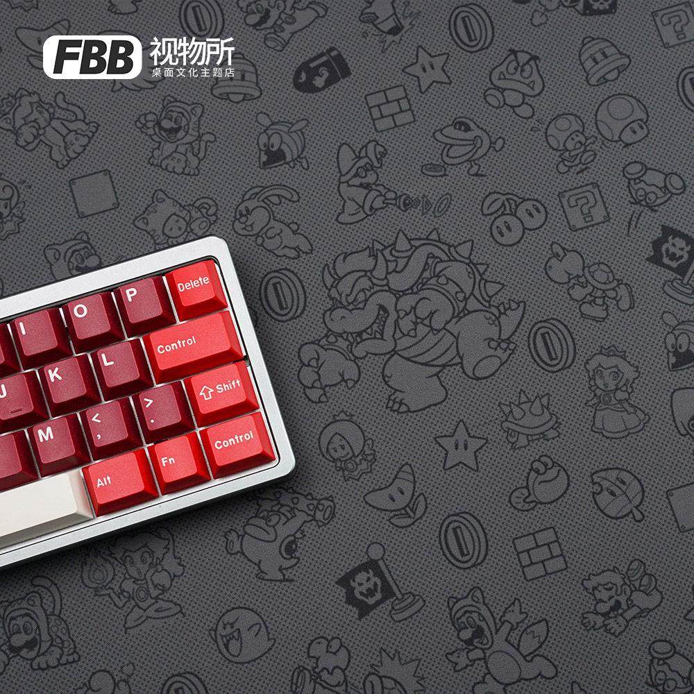 FBB玛利欧滑鼠垫定制超大号高级感桌垫办公简约电脑垫子电竞游戏,电脑硬件/显示器/电脑周边,鼠标垫/贴/腕垫,淘宝优惠券,粉丝福利购,淘宝优惠卷