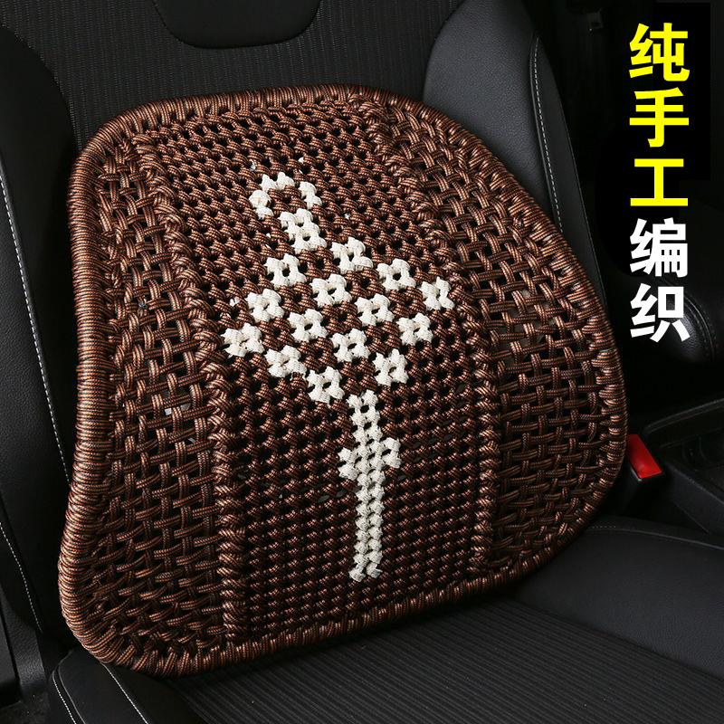 汽车载通风坐垫后背镂空小轿车护腰垫腰靠背主驾驶凉垫背靠垫夏季