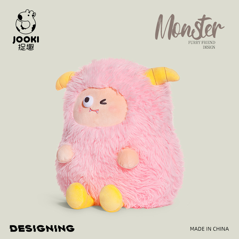 捉趣原创小怪兽毛绒玩具