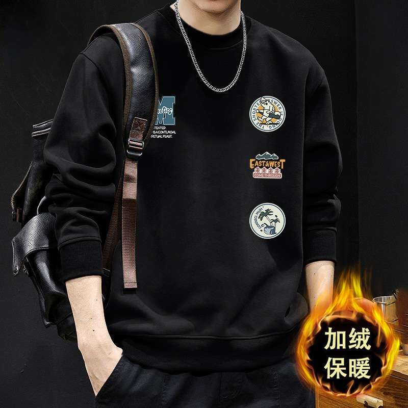 简木迹美式重磅卫衣秋冬季