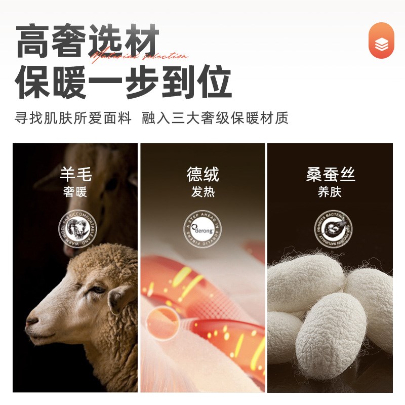 秋冬德绒护膝盖保暖老寒腿男女士膝关节秋季老人专用加长护腿护套