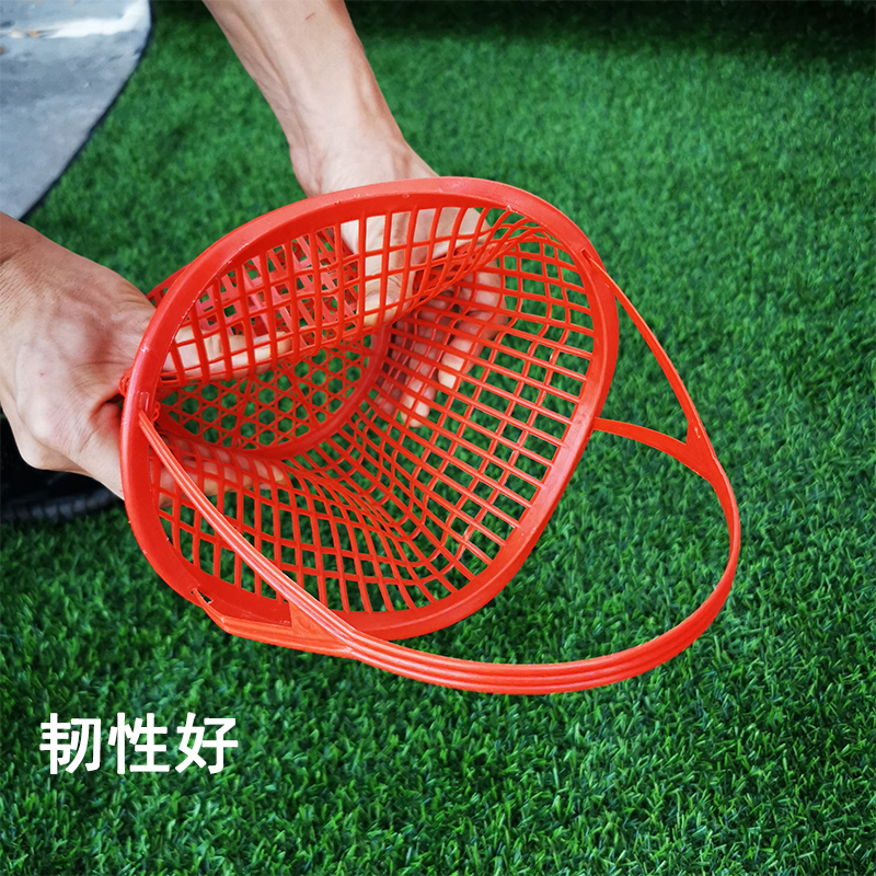 1-10斤圆形塑料草莓篮手提水果篮杨梅枇杷樱桃桑葚采摘篮子鸡蛋筐