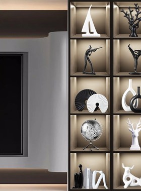北欧摆件家居饰品客厅电视柜酒柜装饰品高级玄关柜桌面陶瓷小摆设