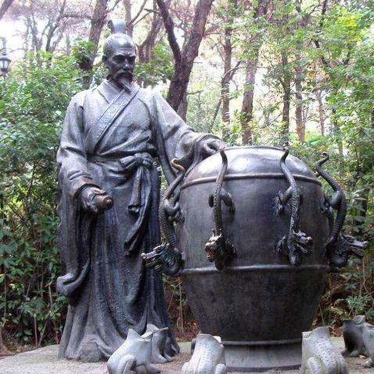 石膏古代人物定制地震仪张衡雕像定做圆周率祖冲之雕塑订蔡伦摆件
