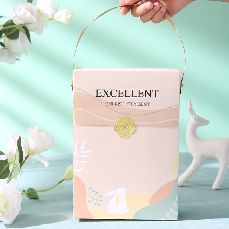 2022新款中秋月饼包装盒高档手提蛋黄酥礼盒4/6/8粒礼品空盒定制