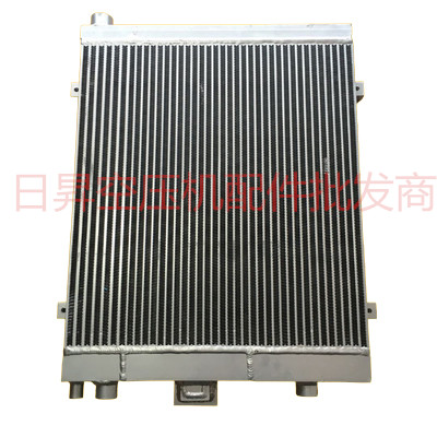 定制螺杆空压机铝制板翅散热器B2380B3255B3265 7.5-75KW冷却器