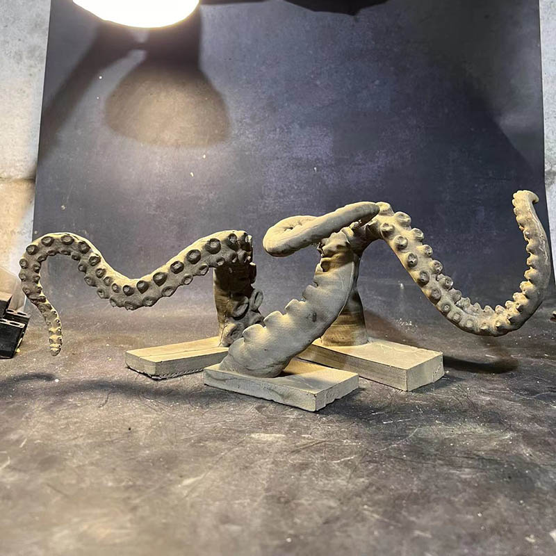 冬官手作 鱼缸造景摆件装饰品章鱼触手触角个性乌贼恶魔海洋生物