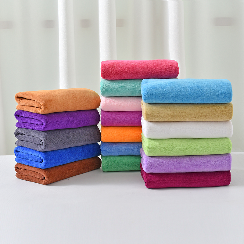 毛巾美容院专用理发店包头定制logo吸水不掉毛美发发廊干发白洗发