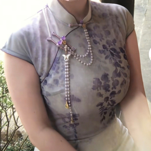 新中式复古茶服古装服饰挂饰气质日常百搭饰品挂件高级感旗袍压襟