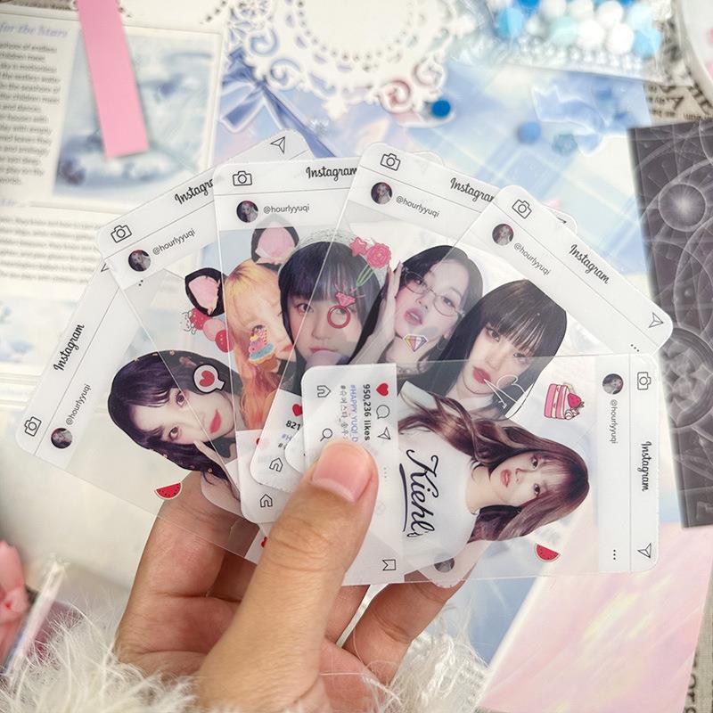 G-IDLE宋雨琦透明卡炫彩pvc写真周边新专辑可爱合集拍立得小礼物