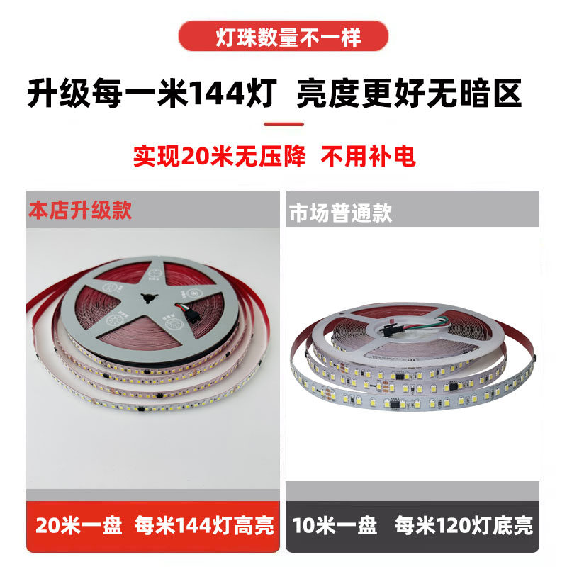 24V追光流水灯带led嵌入式线性形灯跑马灯流星自粘灯条家装婚庆廊,家装灯饰光源,室内LED灯带,淘宝优惠券,粉丝福利购,淘宝优惠卷