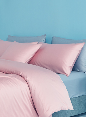 卧室床头靠枕靠垫一对床上60抱枕套45x45不含芯纯棉50大靠背全棉