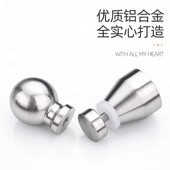 哑黑色实芯玻璃门拉手浴室淋浴房厨房推拉门移门玻璃柜门球型把手