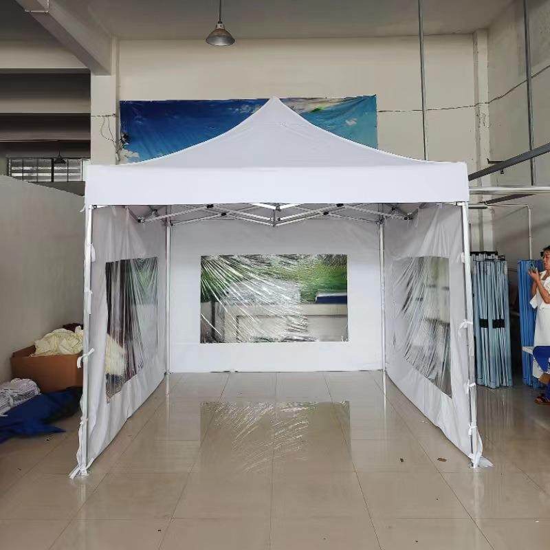 厂家折叠帐篷雨棚户外广告四角摆摊户外遮阳棚伞展览雨棚围布