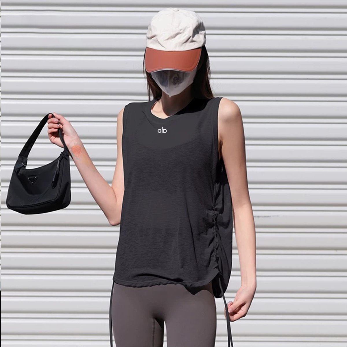 ALOACTIVE瑜伽罩衫女宽松透气夏季薄款速干衣抽绳无袖训练健身衣,运动/瑜伽/健身/球迷用品,瑜伽背心,淘宝优惠券,粉丝福利购,淘宝优惠卷