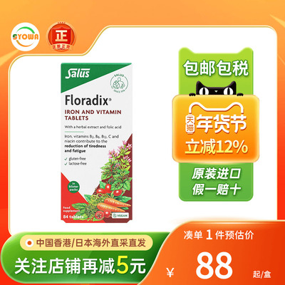 德国铁元补铁片孕妇补铁补叶酸