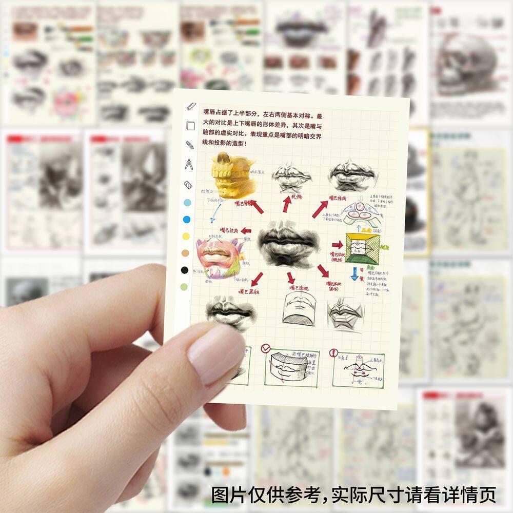素描笔记贴纸绘画技巧手绘教学美术知识科普手账笔记DIY装饰贴画,文具电教/文化用品/商务用品,贴纸/立体贴纸,淘宝优惠券,粉丝福利购,淘宝优惠卷