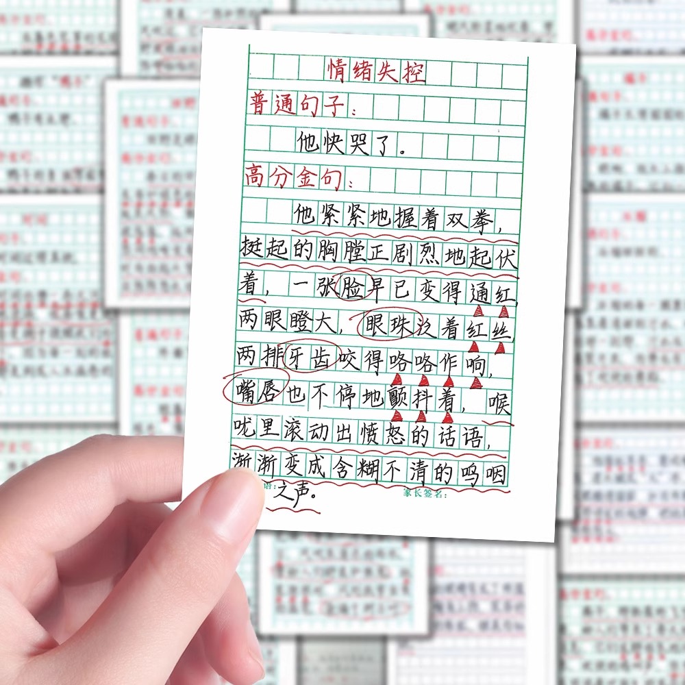 96张满分作文素材贴纸