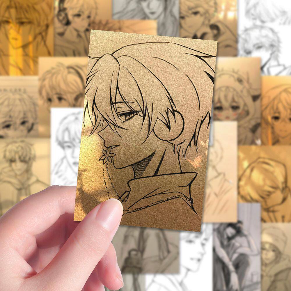 126张少年素描临摹贴纸氛围线稿手绘绘画创意个性美术贴画笔记本