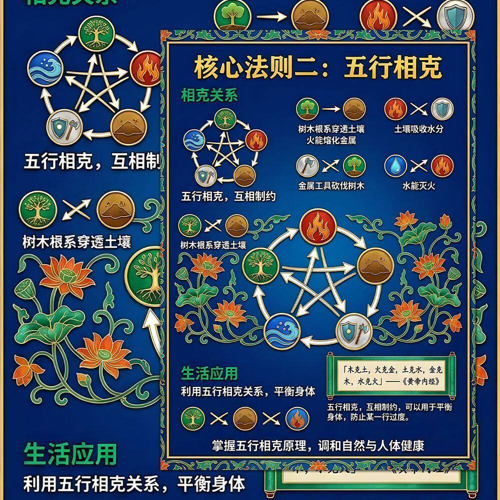 国学五行相生相克原理图解