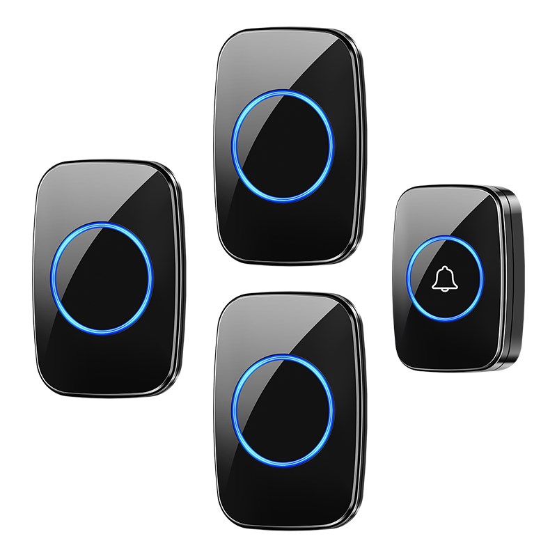 门铃家用无线超远距离一拖三入户门钟老人呼叫器防盗门电子遥控铃