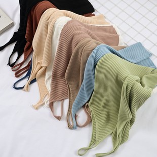 内搭针织打底衫 韩版 短款 冰丝背心百搭修身 外穿薄 V领小吊带女夏季