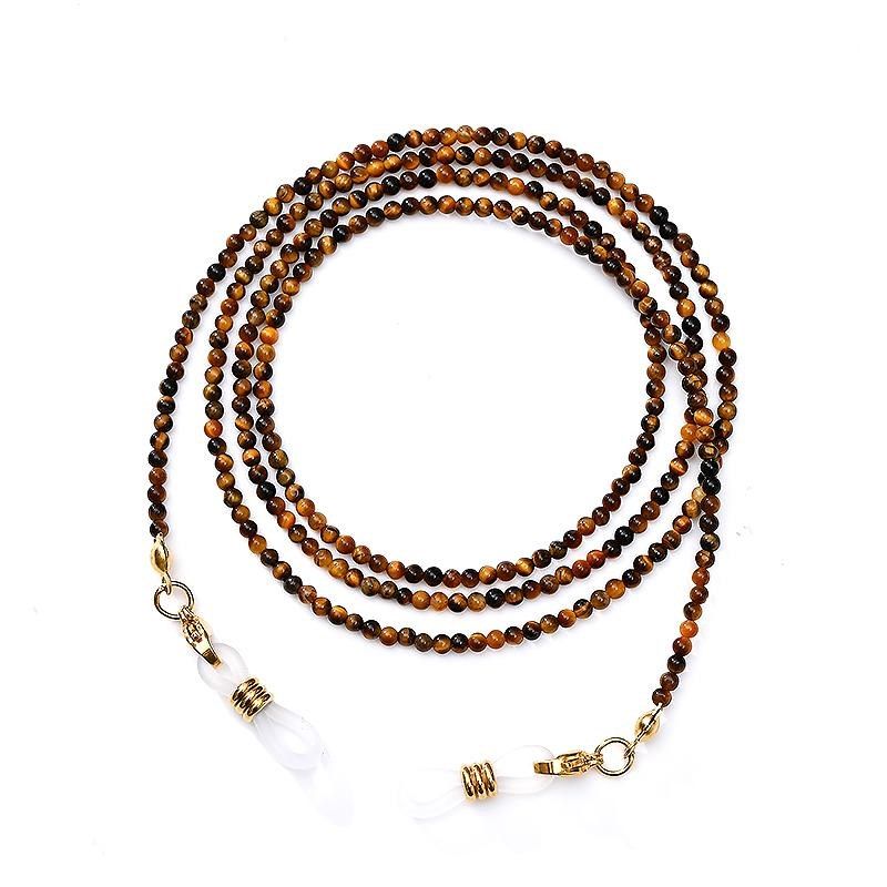 天然虎眼石眼镜链挂脖复古时尚墨镜防丢眼镜链女挂脖项链毛衣链,ZIPPO/瑞士军刀/眼镜,眼镜链,淘宝优惠券,粉丝福利购,淘宝优惠卷