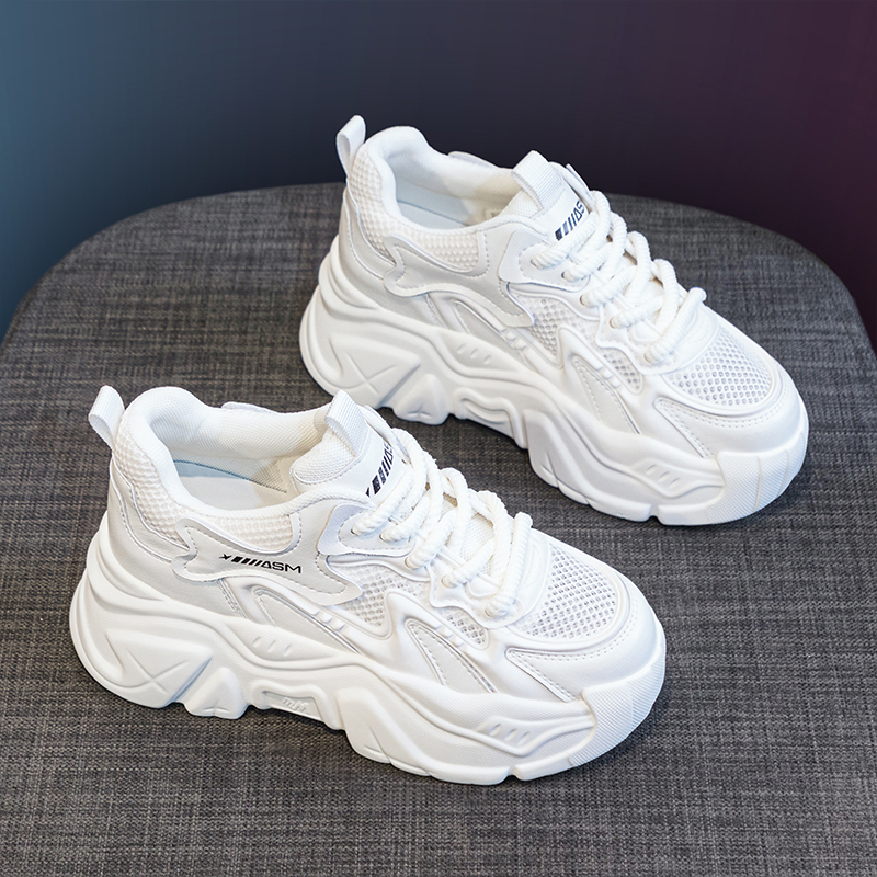 内增高老爹鞋女2024年夏季新款C小白单鞋休闲厚底女鞋爆款运动鞋