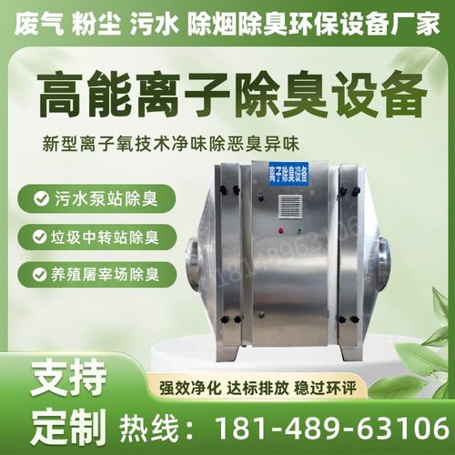 高能离子除臭设备工业污水泵站低温等离子除臭机废气净化除臭设备