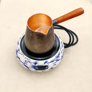 家用电热炉子800瓦可调电陶炉纯铜茶罐紫铜茶壶罐罐X茶炉具一整套