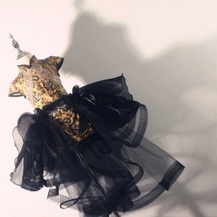 女童旗袍礼服新中式儿童服装国风小旗袍女童秋冬女童新中式连衣裙