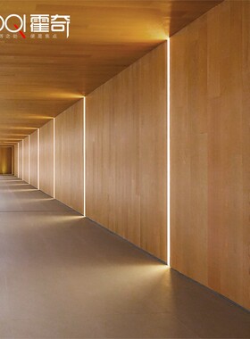 线条灯 嵌入式hled铝槽灯带长条黑色客厅吊顶过道造型线性形无主