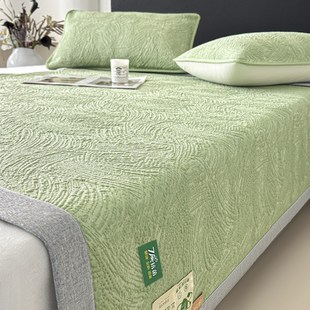 2025新款 简约夏凉席冰丝席三件套可机洗单人凉感床单空调席 夏季