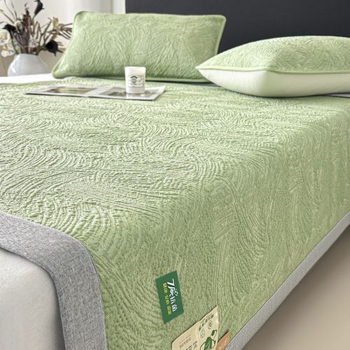 2025新款夏季简约夏凉席冰丝席三件套可机洗单人凉感床单空调席