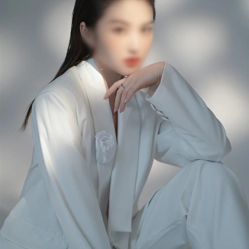 写真服装女影楼新款法式少女油画风连衣裙复古胶S片感艺术照摄影