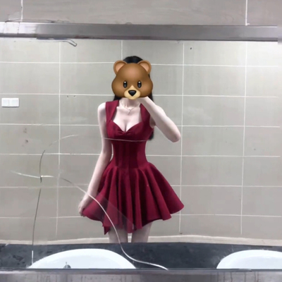 夏日礼服法式收腰显瘦公主吊带短裙大码胖mm高级感千金蓬蓬连衣裙