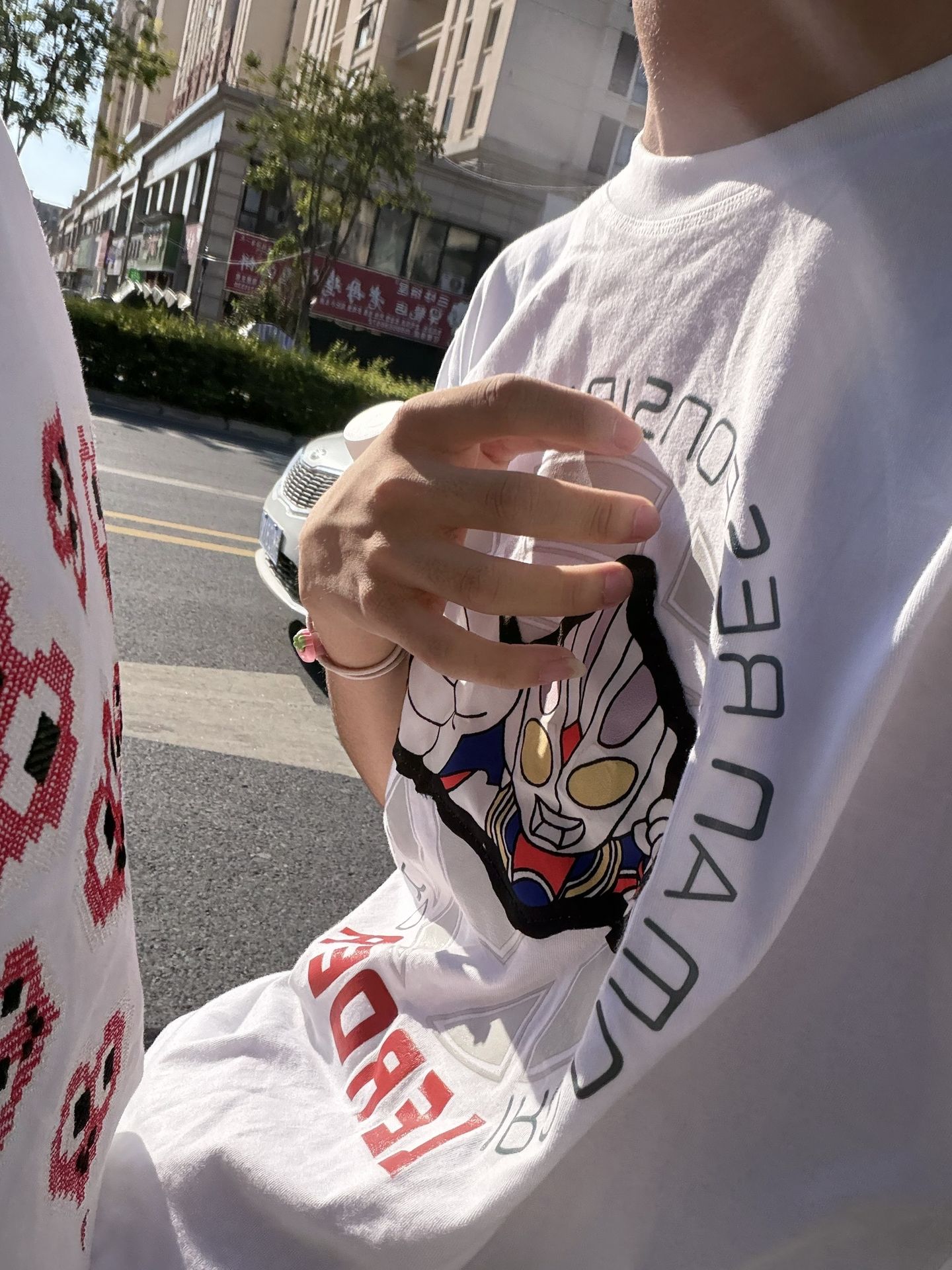 衣服发光夏季T恤情侣亲子装亮灯卡通儿童短袖百搭上衣