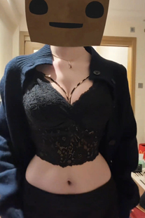 纯欲风吊带背心女黑色新款2025内搭美背带胸垫纯欲蕾丝性感辣妹