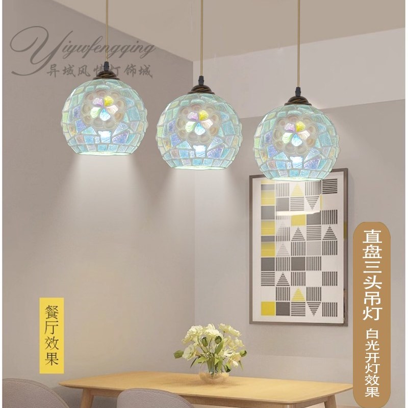 餐厅吊灯三头创意餐桌现q代简约个性大气led吧台卧室饭厅餐吊灯具