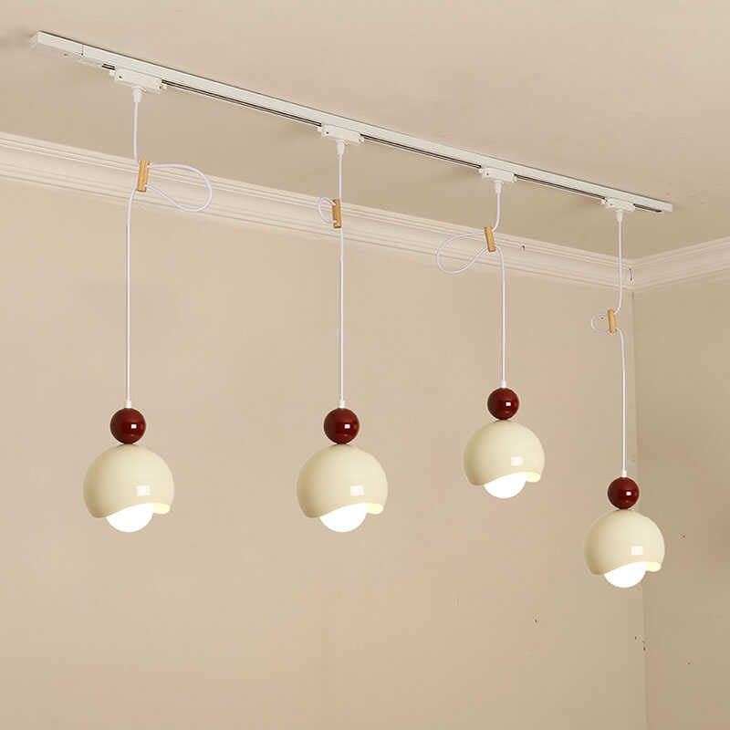 散光轨道灯现代简约奶油风创意餐厅灯可移位新款氛围感护眼饭桌灯,家装灯饰光源,明装射灯,淘宝优惠券,粉丝福利购,淘宝优惠卷